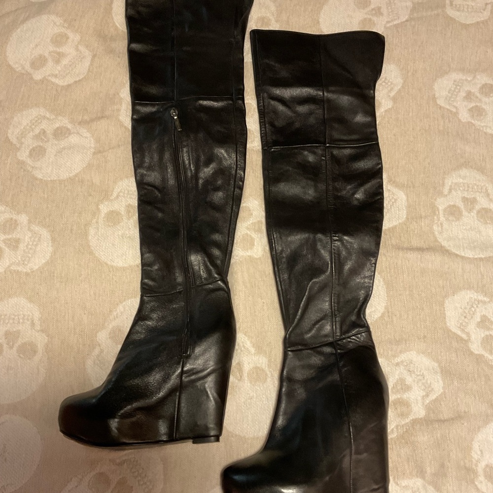 Rare Thigh high Report Signature Leather boots